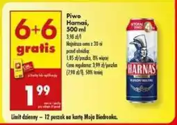 Biedronka PIWO HARNAŚ 500 ML oferta