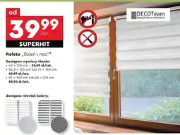 Biedronka Roleta balkonowa dzień i noc 68 x 210 cm Decoteam oferta