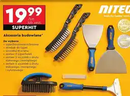 Biedronka Szczotki z drutu stalowego mosiężnego i nylonowego Niteo Tools oferta