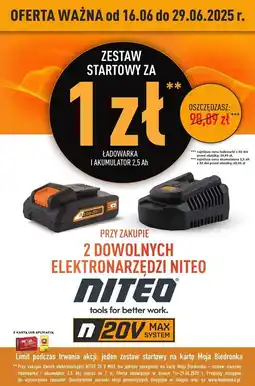 Biedronka Akumulator 2.5 ah Niteo Tools oferta