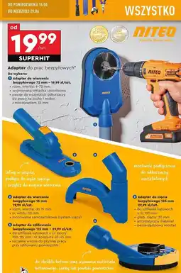 Biedronka Adapter do cięcia bezpyłowego 125 mm Niteo Tools oferta