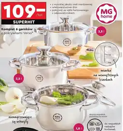 Biedronka Komplet garnków verso Mg Home oferta