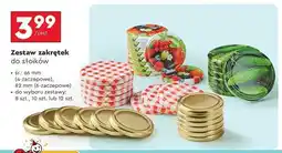 Biedronka Zakrętki do słoików 66 mm czerwona kratka oferta