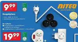 Biedronka Rozgałęziacz podłużny z 3 gniazdkami Niteo Tools oferta