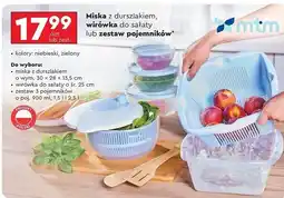 Biedronka Pojemniki na zywność 900 ml + 1.5 l 2.5 Mtm oferta