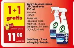 Biedronka Spray do czyszczenia łazienki Cif Cleanboost oferta