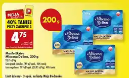 Biedronka Masło ekstra 82% Mleczna Dolina oferta