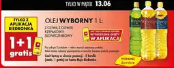 Biedronka Olej rzepakowy z oliwą oliwek Wyborny Delio oferta