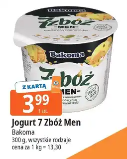 E.Leclerc Jogurt Jogurt 7 Zbóż Men 300g Bakoma oferta