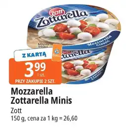 E.Leclerc Mozzarella Mozzarella Zottarella Minis 150g oferta