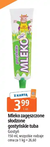 E.Leclerc Mleko Mleko zagęszczone słodzone gostyńskie tuba 150ml oferta