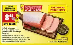 Biedronka Schab wieprzowy bez kości Kraina mięs oferta