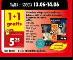 Biedronka Pielmieni wołowo-wieprzowe Mooroz oferta