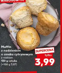 Kaufland Muffin z nadzieniem o smaku cytrynowym z makiem oferta