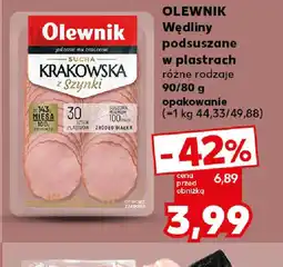 Kaufland Olewnik Wdliny podsuszane w plastrach oferta