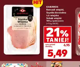 Kaufland Kabanos Szynka Wiejska oferta