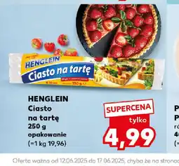 Kaufland Henglein Ciasto na tart oferta