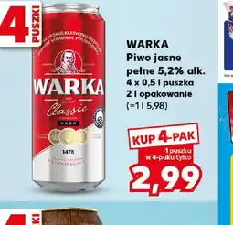 Kaufland Warka Piwo jasne peŁne oferta