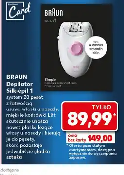 Kaufland Braun Depilator Silk-épil 1 oferta