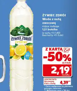 Kaufland ywiec Zdrj Woda z nut owocow oferta