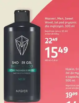 Rossmann Żel pod prysznic sweet wood Masveri oferta