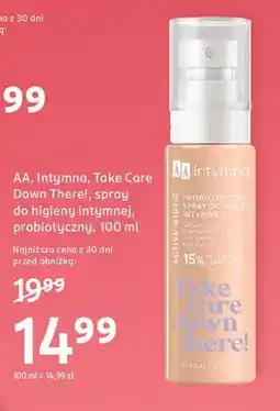 Rossmann Spray probiotyczny do higieny intymnej Aa Intymna oferta
