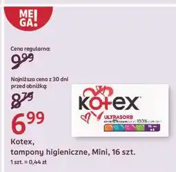 Rossmann Tampony mini Kotex Ultra oferta