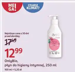 Rossmann Płyn do higieny intymnej prebiotyczny Only Bio oferta