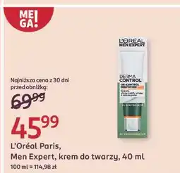 Rossmann Krem do twarzy L'oreal Men Expert Derma Control oferta
