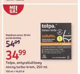 Rossmann Nocny turbo-krem antycellulitowy na noc Tołpa Dermo Body Cellulite oferta