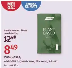 Rossmann Wkładki higieniczne plant based Vuokkoset oferta