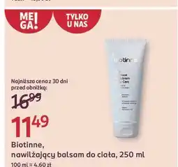 Rossmann Nawilżający balsam do ciała Biotinne oferta