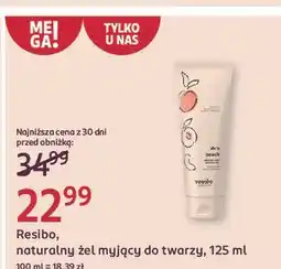Rossmann Żel do mycia twarzy z ekstraktem brzoskwini Resibo oferta