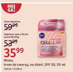 Rossmann Krem anti-age na dzień bakuchiol + kwas hialuronowy Nivea Expert Lift Cellular oferta