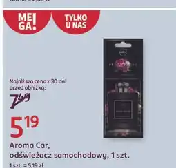 Rossmann Odświeżacz samochodowy peony blush Aroma Car oferta