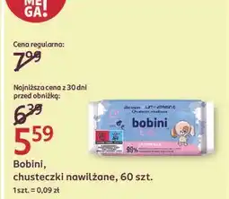 Rossmann Chusteczki wilgotne z witaminą e Bobini Baby oferta