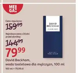 Rossmann Woda toaletowa David Beckham Classic Blue oferta