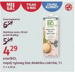 Rossmann Napój ryżowy Enerbio oferta