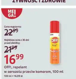 Rossmann Spray przeciw owadom Off! Max oferta