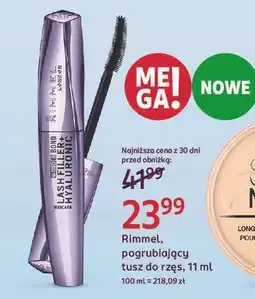 Rossmann Tusz do rzęs hyaluronic Rimmel Wonder'bond oferta