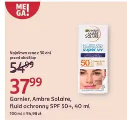 Rossmann Fluid do twarzy przeciw przebarwieniom skóry spf 50+ Garnier Ambre Solaire oferta