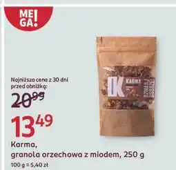 Rossmann Granola orzechowa z miodem Karma oferta