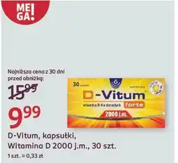 Rossmann Witamina d3 2000 j.m. D-Vitum Forte oferta