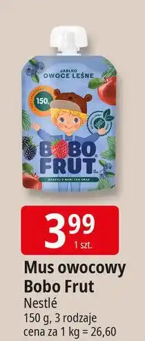 E.Leclerc Mus jabłko i owoce leśne Bobo Frut oferta