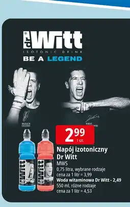 E.Leclerc Napój z magnezem Dr Witt Vitamin Water oferta