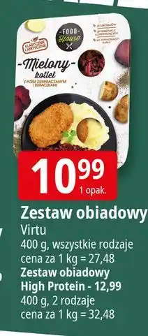 E.Leclerc Kotlet drobiowy z puree ziemniaczanym i marchewką groszkiem Food House oferta