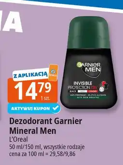 E.Leclerc Dezodorant Garnier Men Invisible Protection oferta