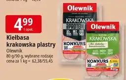 E.Leclerc Kiełbasa krakowska sucha Olewnik oferta
