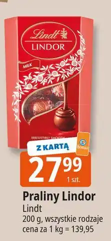 E.Leclerc Praliny milk Lindt Lindor oferta