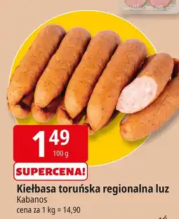 E.Leclerc Kiełbasa toruńska Kabanos oferta
